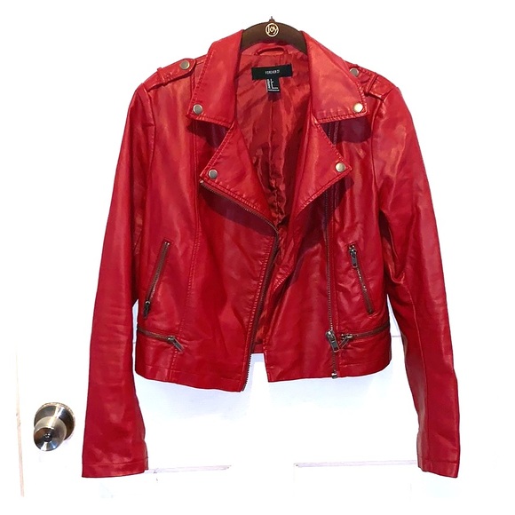 Forever 21 Jackets & Blazers - Forever 21 Faux Leather Jacket